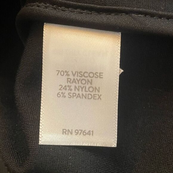 J. Jill Ponte Black Blazer size XS rayon blend with stretch - Picture 4 of 5